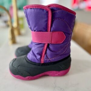 Kamik Kids Boots - Purple with Pink Trim